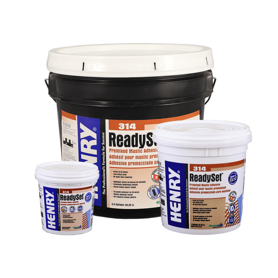 HENRY 314 ReadySet Premixed Mastic Adhesive ready to use