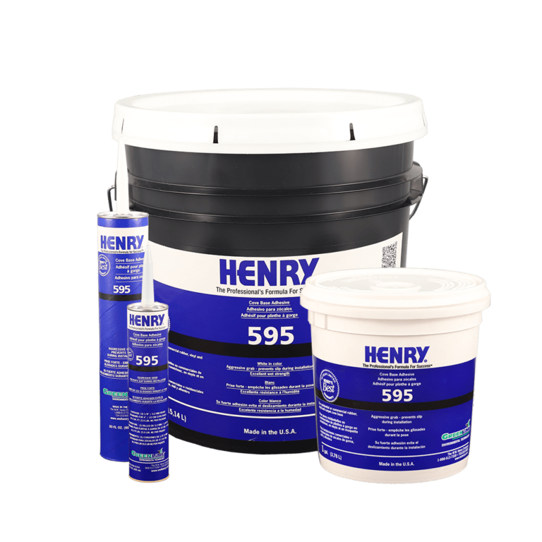 HENRY cove base adhesives for your next installation