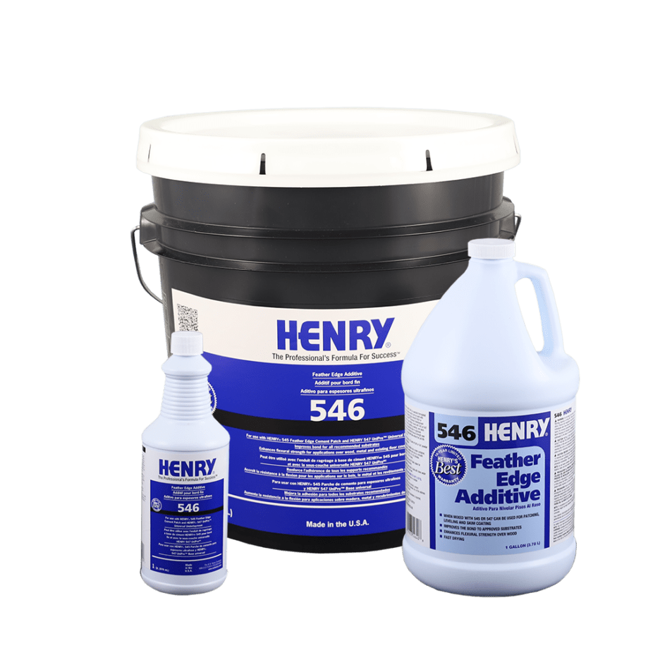 HENRY 546 Feather Edge Additive improves bond