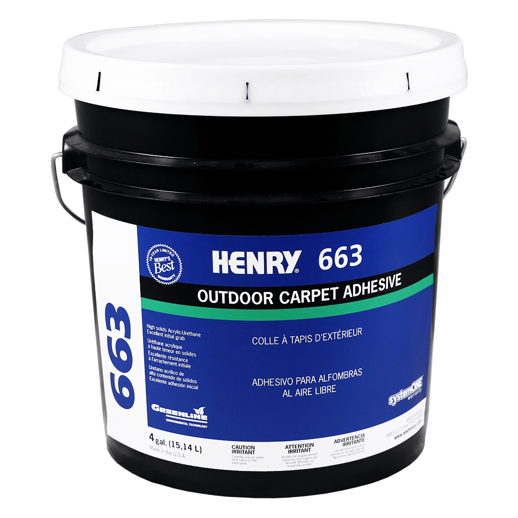 Henry 663 Outdoor Carpet Adhesive Water